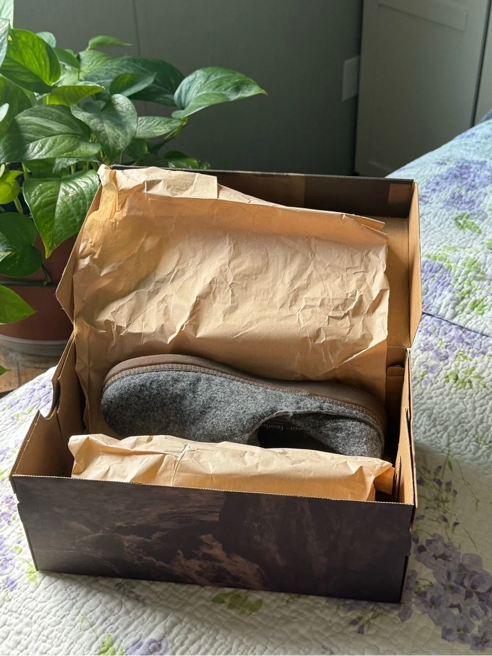 Chaco Gray Wool-Blend Slip-On Loafers